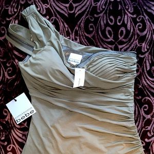 Brand New With Tags, Women’s Bebe Kardashian Size Medium Dressy Blouse
